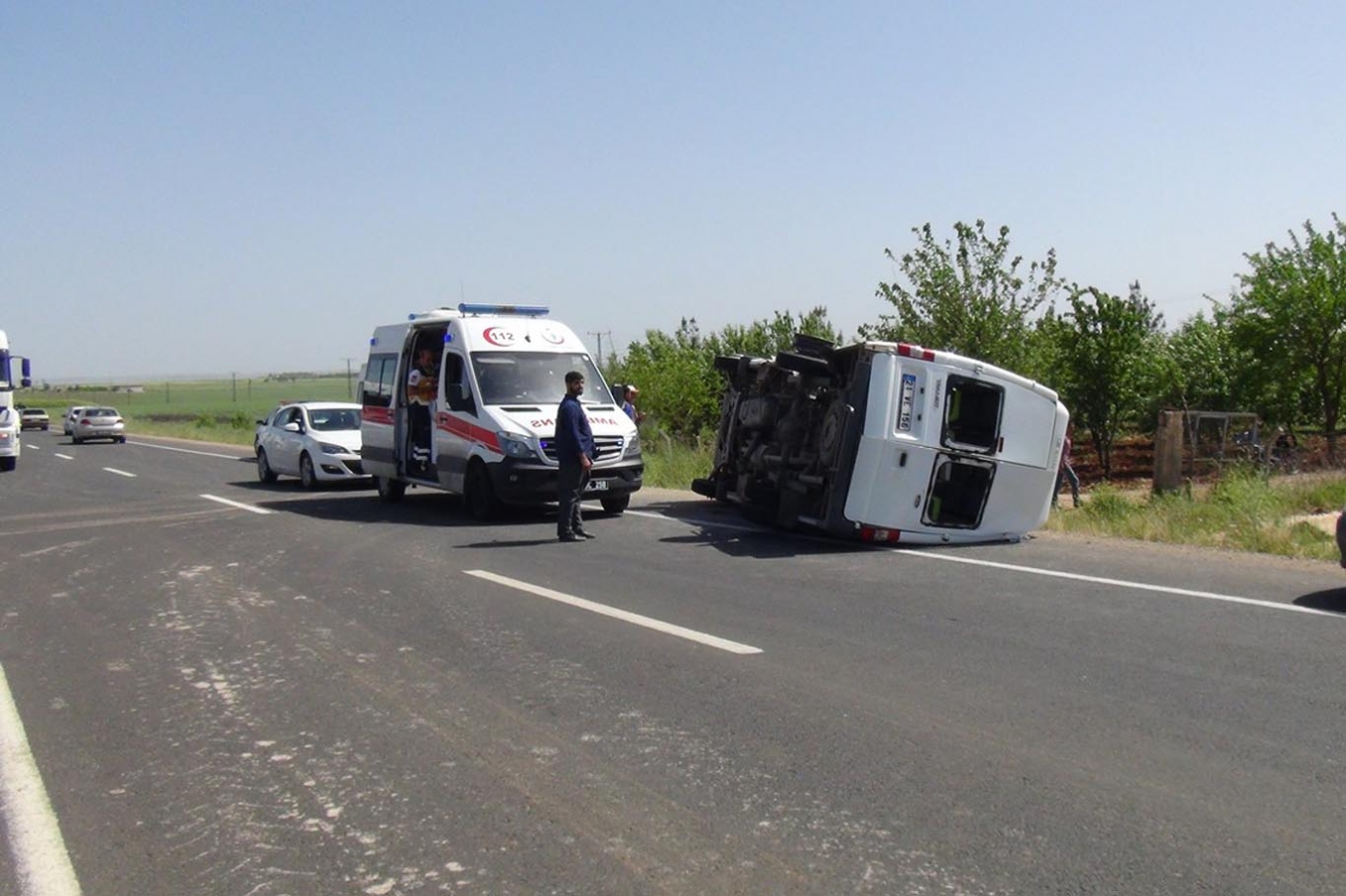 Çınar’da trafik kazası